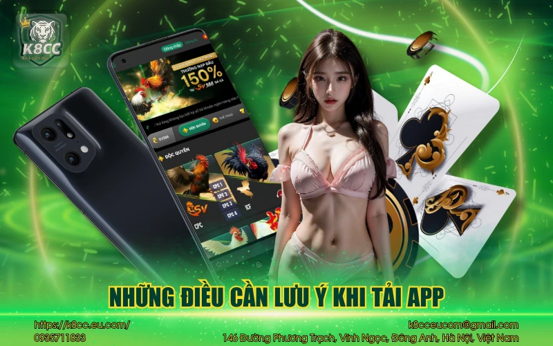 Hướng dẫn tải app K8CC - Link chuẩn, cài đặt chỉ 3 phút 4 Những điều cần lưu ý khi tải app